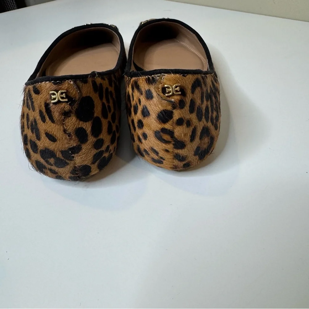 Sam Edelman Nori Flat size 6 Color Tan/Black Leopard Print NWOT - Picture 5 of 10
